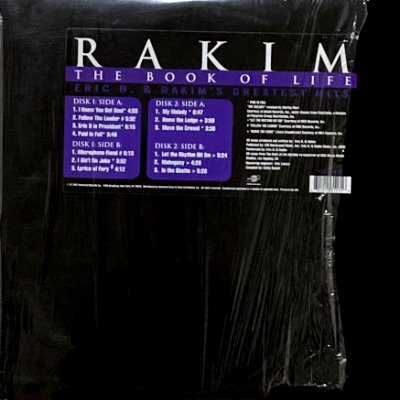 RAKIM - THE BOOK OF LIFE (ERIC B. & RAKIM'S GREATEST HITS) (LP) (EX/VG+)