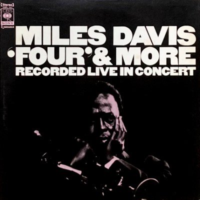 MILES DAVIS - FOUR' & MORE - RECORDED LIVE IN CONCERT (LP) (JP) (EX/VG+)