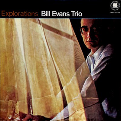 BILL EVANS TRIO - EXPLORATIONS (LP) (JP) (PROMO) (EX/VG+)