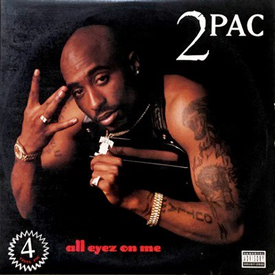 2PAC - ALL EYEZ ON ME (LP) (VG+/VG+)