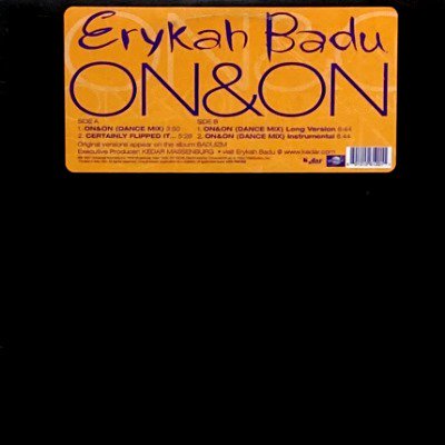 ERYKAH BADU - ON & ON (DANCE MIX) (12) (VG+/VG+)
