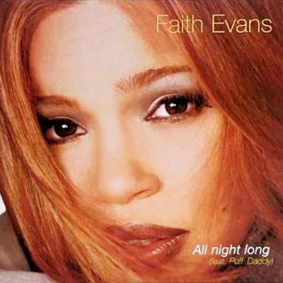 FAITH EVANS - ALL NIGHT LONG / NEVER KNEW LOVE LIKE THIS (REMIX) (12) (UK) (VG+/EX)