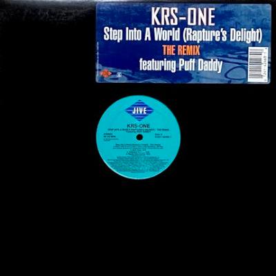 KRS-ONE - STEP INTO A WORLD THE REMIX (12) (EX/VG+)