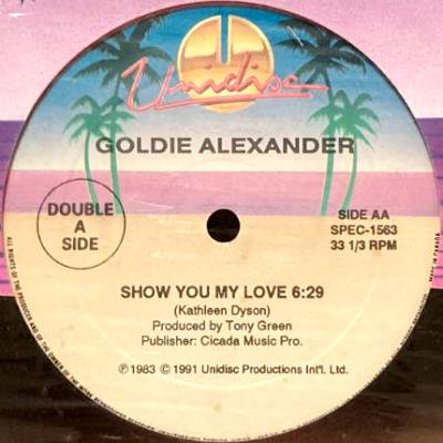 <img class='new_mark_img1' src='https://img.shop-pro.jp/img/new/icons5.gif' style='border:none;display:inline;margin:0px;padding:0px;width:auto;' />GOLDIE ALEXANDER - KNOCKING DOWN LOVE / SHOW YOU MY LOVE (12) (VG+/EX)