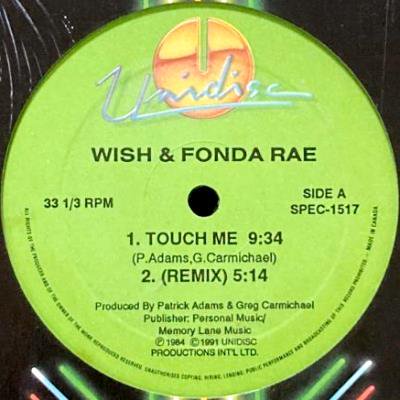 WISH & FONDA RAE / WISH & LA-RITA GASKIN - TOUCH ME / NICE & SOFT (12) (VG+/VG+)