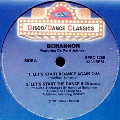 <img class='new_mark_img1' src='https://img.shop-pro.jp/img/new/icons5.gif' style='border:none;display:inline;margin:0px;padding:0px;width:auto;' />BOHANNON - LET'S START II DANCE AGAIN (12) (RE) (EX/VG+)
