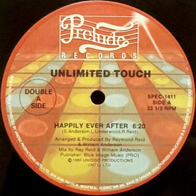 unlimited touch happy ストア ever after レコード