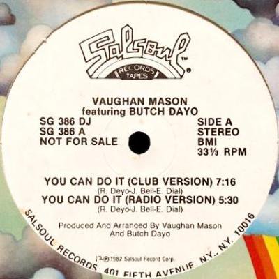<img class='new_mark_img1' src='https://img.shop-pro.jp/img/new/icons5.gif' style='border:none;display:inline;margin:0px;padding:0px;width:auto;' />VAUGHAN MASON feat. BUTCH DAYO - YOU CAN DO IT (12) (PROMO) (VG+/VG+)
