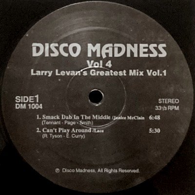 V.A. - DISCO MADNESS Vol 4 - LARRY LEVAN'S GREATEST MIX Vol.1 (12) (VG)