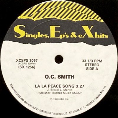 O.C. SMITH / EARTH, WIND & FIRE - LA LA PEACE SONG / SUN GODDESS (12) (VG+)