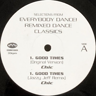 V.A. - SELECTIONS FROM - EVERYBODY DANCE! REMIXED DANCE CLASSICS (12) (VG)