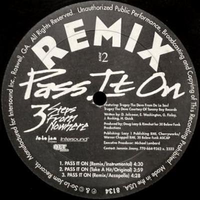3 STEPS FROM NOWHERE - PASS IT ON (REMIX) (12) (VG+)