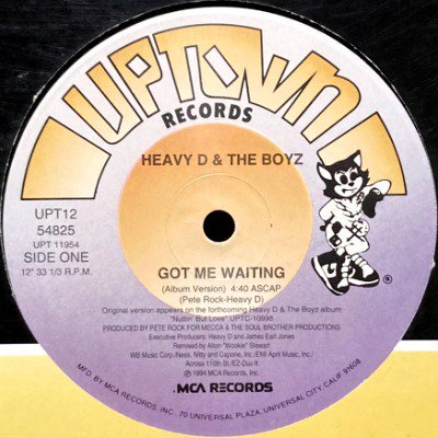 <img class='new_mark_img1' src='https://img.shop-pro.jp/img/new/icons5.gif' style='border:none;display:inline;margin:0px;padding:0px;width:auto;' />HEAVY D. & THE BOYZ - GOT ME WAITING (12) (VG+/VG+)