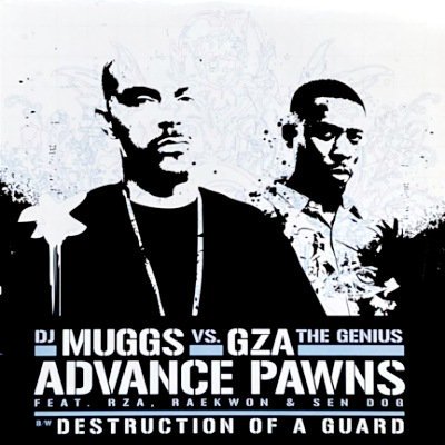 <img class='new_mark_img1' src='https://img.shop-pro.jp/img/new/icons5.gif' style='border:none;display:inline;margin:0px;padding:0px;width:auto;' />DJ MUGGS VS. GZA, THE GENIUS - ADVANCE PAWNS / DESTRUCTION OF A GUARD (12) (VG+/VG+)