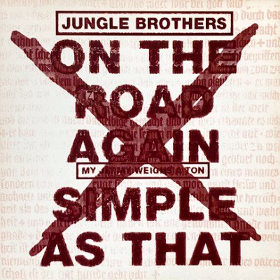 <img class='new_mark_img1' src='https://img.shop-pro.jp/img/new/icons5.gif' style='border:none;display:inline;margin:0px;padding:0px;width:auto;' />JUNGLE BROTHERS - ON THE ROAD AGAIN (12) (VG+/VG+)