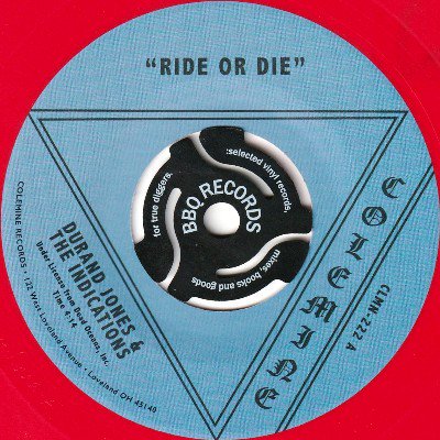 <img class='new_mark_img1' src='https://img.shop-pro.jp/img/new/icons5.gif' style='border:none;display:inline;margin:0px;padding:0px;width:auto;' />DURAND JONES & THE INDICATIONS - RIDE OR DIE (7) (RED) (NEW)