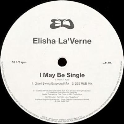 ELISHA LA'VERNE - I MAY BE SINGLE (12) (EX/VG)