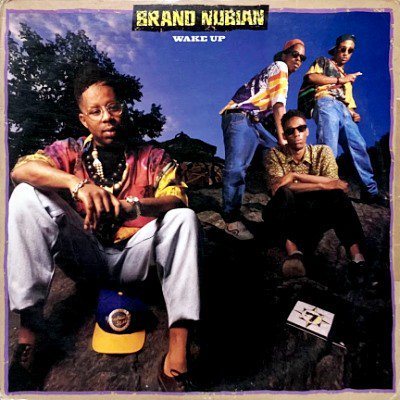 BRAND NUBIAN - WAKE UP / DROP THE BOMB (12) (VG/VG)