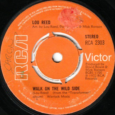 <img class='new_mark_img1' src='https://img.shop-pro.jp/img/new/icons5.gif' style='border:none;display:inline;margin:0px;padding:0px;width:auto;' />LOU REED - WALK ON THE WILD SIDE (7) (UK) (VG+)