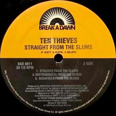 TEN THIEVES - STRAIGHT FROM THE SLUMS (12) (VG+)