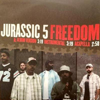 <img class='new_mark_img1' src='https://img.shop-pro.jp/img/new/icons5.gif' style='border:none;display:inline;margin:0px;padding:0px;width:auto;' />JURASSIC 5 - FREEDOM (12) (VG+/VG+)