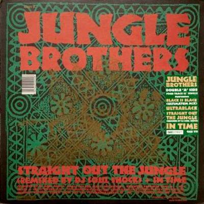 <img class='new_mark_img1' src='https://img.shop-pro.jp/img/new/icons5.gif' style='border:none;display:inline;margin:0px;padding:0px;width:auto;' />JUNGLE BROTHERS - STRAIGHT OUT THE JUNGLE (12) (UK) (VG+/VG+)