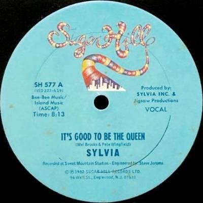 <img class='new_mark_img1' src='https://img.shop-pro.jp/img/new/icons5.gif' style='border:none;display:inline;margin:0px;padding:0px;width:auto;' />SYLVIA - IT'S GOOD TO BE THE QUEEN (12) (VG+/VG+)