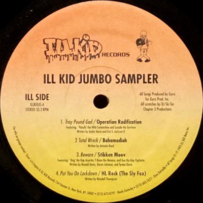 <img class='new_mark_img1' src='https://img.shop-pro.jp/img/new/icons5.gif' style='border:none;display:inline;margin:0px;padding:0px;width:auto;' />V.A. - ILL KID JUMBO SAMPLER (12) (VG+)