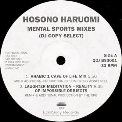 HOSONO HARUOMI - MENTAL SPORTS MIXES (DJ COPY SELECT) (12) (VG+) - BBQ  Records - bbqrecords.jp -