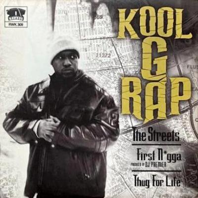 <img class='new_mark_img1' src='https://img.shop-pro.jp/img/new/icons5.gif' style='border:none;display:inline;margin:0px;padding:0px;width:auto;' />KOOL G RAP - THE STREETS / FIRST NIGGA / THUG FOR LIFE (12) (VG+/EX)