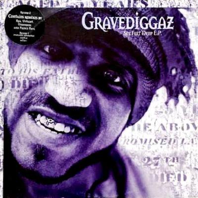 <img class='new_mark_img1' src='https://img.shop-pro.jp/img/new/icons5.gif' style='border:none;display:inline;margin:0px;padding:0px;width:auto;' />GRAVEDIGGAZ - 6 FEET DEEP E.P. (RECORD 2) (12) (UK) (VG+/VG+)