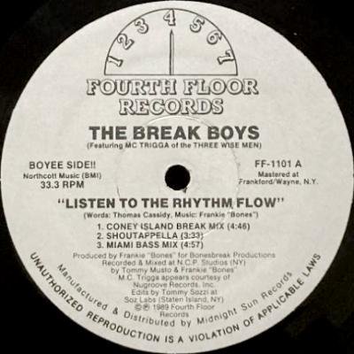 <img class='new_mark_img1' src='https://img.shop-pro.jp/img/new/icons5.gif' style='border:none;display:inline;margin:0px;padding:0px;width:auto;' />THE BREAK BOYS - LISTEN TO THE RHYTHM FLOW (12) (VG+)