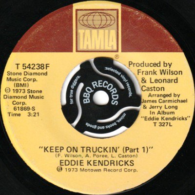 <img class='new_mark_img1' src='https://img.shop-pro.jp/img/new/icons5.gif' style='border:none;display:inline;margin:0px;padding:0px;width:auto;' />EDDIE KENDRICKS - KEEP ON TRUCKIN' (7) (VG)