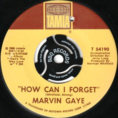 <img class='new_mark_img1' src='https://img.shop-pro.jp/img/new/icons5.gif' style='border:none;display:inline;margin:0px;padding:0px;width:auto;' />MARVIN GAYE - HOW CAN I FORGET / GONNA GIVE HER ALL THE LOVE I'VE GOT (7) (VG+)