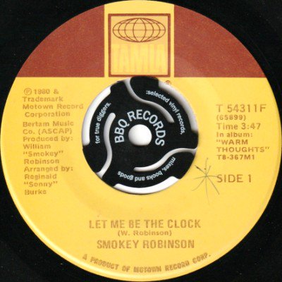 <img class='new_mark_img1' src='https://img.shop-pro.jp/img/new/icons5.gif' style='border:none;display:inline;margin:0px;padding:0px;width:auto;' />SMOKEY ROBINSON - LET ME BE THE CLOCK (7) (VG+)