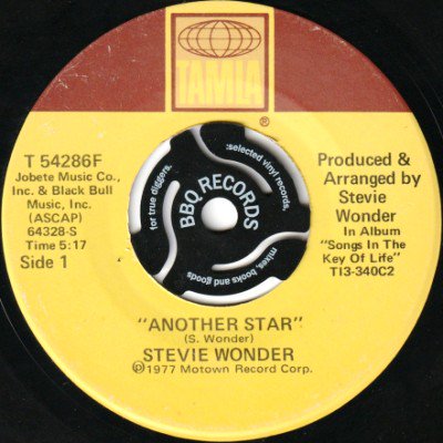 <img class='new_mark_img1' src='https://img.shop-pro.jp/img/new/icons5.gif' style='border:none;display:inline;margin:0px;padding:0px;width:auto;' />STEVIE WONDER - ANOTHER STAR / CREEPIN' (7) (G)