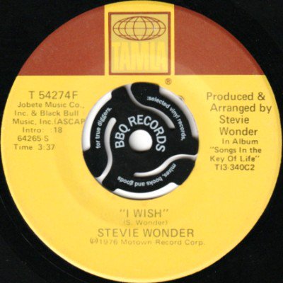 <img class='new_mark_img1' src='https://img.shop-pro.jp/img/new/icons5.gif' style='border:none;display:inline;margin:0px;padding:0px;width:auto;' />STEVIE WONDER - I WISH / YOU AND I (7) (VG+)