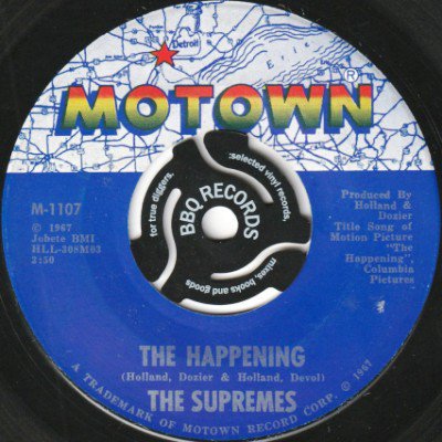 <img class='new_mark_img1' src='https://img.shop-pro.jp/img/new/icons5.gif' style='border:none;display:inline;margin:0px;padding:0px;width:auto;' />THE SUPREMES - THE HAPPENING (7) (VG+)