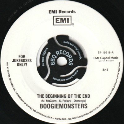 BOOGIEMONSTERS - THE BEGINNING OF THE END / GOD SOUND (7) (VG+)