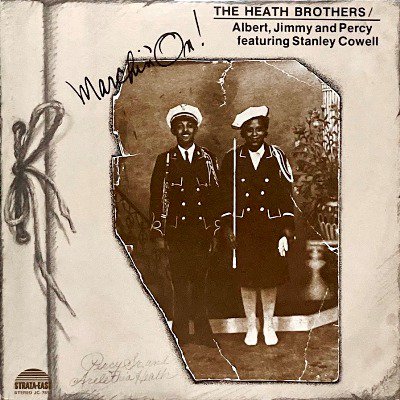 <img class='new_mark_img1' src='https://img.shop-pro.jp/img/new/icons5.gif' style='border:none;display:inline;margin:0px;padding:0px;width:auto;' />HEATH BROTHERS - MARCHIN' ON! (LP) (JP) (EX/VG+)