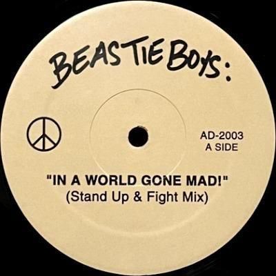 <img class='new_mark_img1' src='https://img.shop-pro.jp/img/new/icons5.gif' style='border:none;display:inline;margin:0px;padding:0px;width:auto;' />BEASTIE BOYS - IN A WORLD GONE MAD! (STAND UP MIX) (12) (EX)