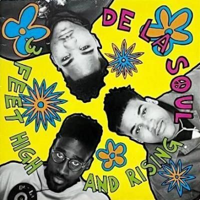DE LA SOUL - 3 FEET HIGH AND RISING (LP) (EU) (RE) (G/VG+)