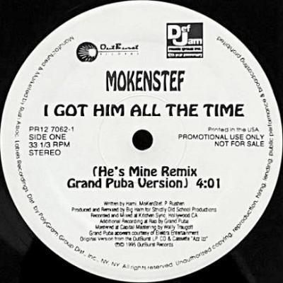 <img class='new_mark_img1' src='https://img.shop-pro.jp/img/new/icons5.gif' style='border:none;display:inline;margin:0px;padding:0px;width:auto;' />MOKENSTEF - I GOT HIM ALL THE TIME (HE'S MINE) REMIX (12) (PROMO) (VG+)