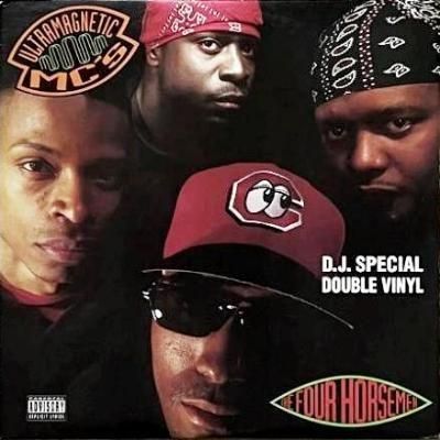 <img class='new_mark_img1' src='https://img.shop-pro.jp/img/new/icons5.gif' style='border:none;display:inline;margin:0px;padding:0px;width:auto;' />ULTRAMAGNETIC MC'S - THE FOUR HORSEMEN (LP) (RE) (EX/EX)