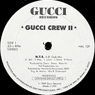 <img class='new_mark_img1' src='https://img.shop-pro.jp/img/new/icons5.gif' style='border:none;display:inline;margin:0px;padding:0px;width:auto;' />GUCCI CREW II - N.T.S. (12) (VG+/VG+)