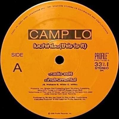 <img class='new_mark_img1' src='https://img.shop-pro.jp/img/new/icons5.gif' style='border:none;display:inline;margin:0px;padding:0px;width:auto;' />CAMP LO - LUCHINI aka (THIS IS IT) (12) (ORA) (VG+/VG+)