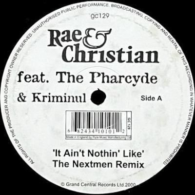 <img class='new_mark_img1' src='https://img.shop-pro.jp/img/new/icons5.gif' style='border:none;display:inline;margin:0px;padding:0px;width:auto;' />RAE & CHRISTIAN - IT AIN'T NOTHIN' LIKE (THE NEXTMEN REMIX) (12) (VG+)