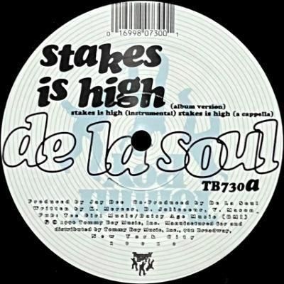 <img class='new_mark_img1' src='https://img.shop-pro.jp/img/new/icons5.gif' style='border:none;display:inline;margin:0px;padding:0px;width:auto;' />DE LA SOUL - STAKES IS HIGH (12) (VG+/EX)