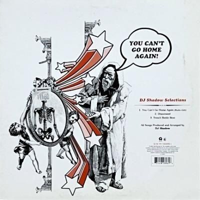 <img class='new_mark_img1' src='https://img.shop-pro.jp/img/new/icons5.gif' style='border:none;display:inline;margin:0px;padding:0px;width:auto;' />DJ SHADOW - YOU CAN'T GO HOME AGAIN! (12) (UK) (VG+/VG+)