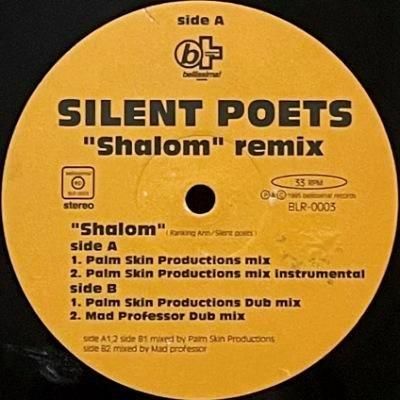 <img class='new_mark_img1' src='https://img.shop-pro.jp/img/new/icons5.gif' style='border:none;display:inline;margin:0px;padding:0px;width:auto;' />SILENT POETS - SHALOM (REMIX) (12) (VG/VG+)